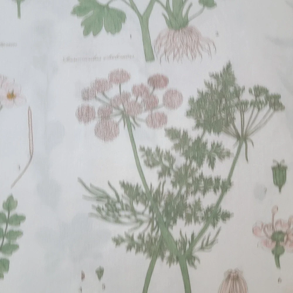 IKEA STRANDKRYPA King Duvet Cover Botanical Wildflower Floral Print 100% Cotton